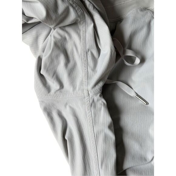 Lululemon Dance Studio Jogger Full Length Mid Rise Sheer Blue Lined Size 2 - Picture 5 of 9